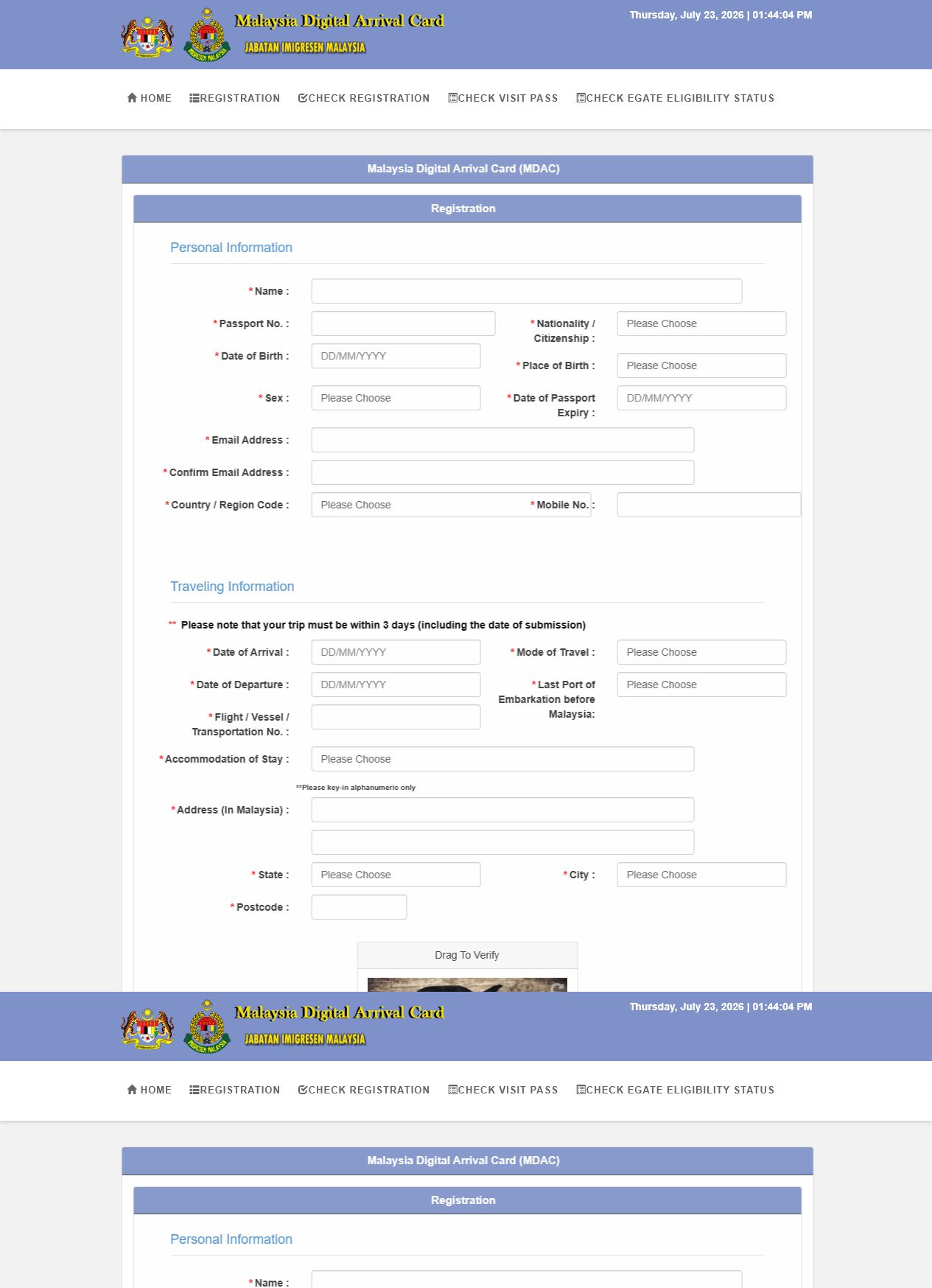Jabatan Imigresen Malaysia 官方页面截图，支持本文关键事实。