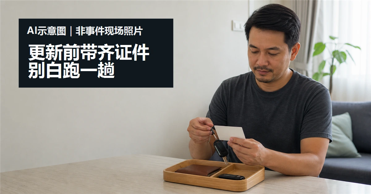 Pos Malaysia JPJ 更新 的AI情境示意图,非事件现场照片。