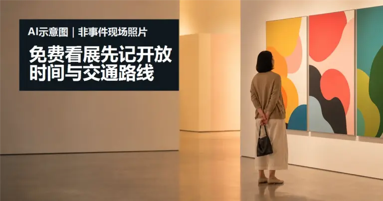 国家美术馆 免费入场 的AI情境示意图，非事件现场照片。
